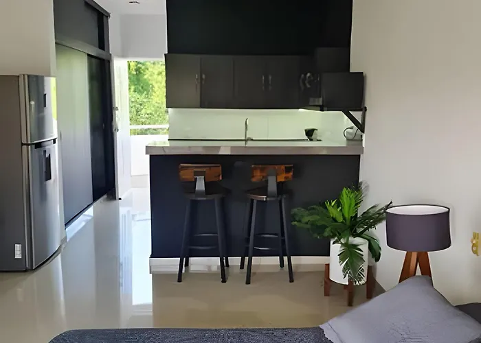 Minimalist Studio With Pool And Free Motor Scooter